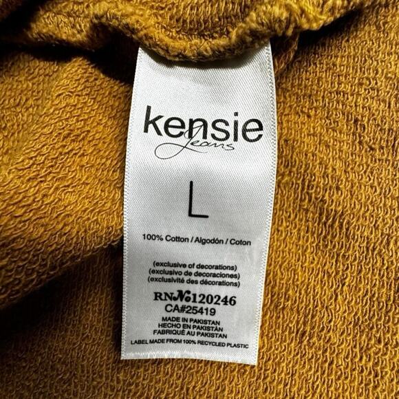 Nordstrom Rack Kensie Oversized Brown Raw Edge Button Front Shacket Size Large - Picture 7 of 13